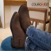 BOTA CHELSEA CAFÉ ANATÓMICA CUERO NOBUCK