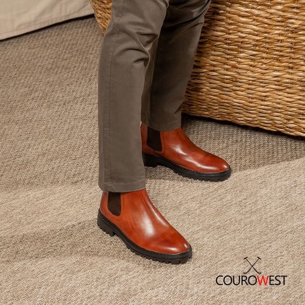 BOTA CHELSEA COÑAC FULL TRAIL CUERO NOBRE