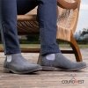 BOTA CHELSEA CINZA ANATÓMICA CUERO CAMURÇA