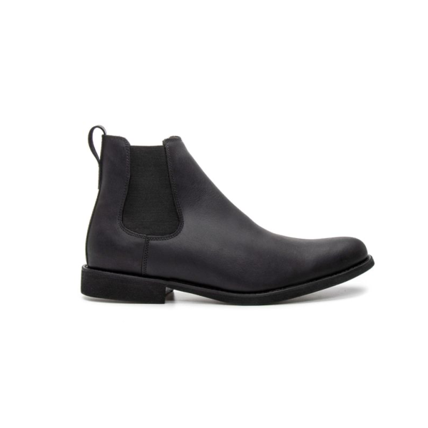 BOTA CHELSEA NEGRO ANATÓMICA CUERO HIDROFUGADO