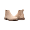 BOTA CHELSEA OFF WHITE ANATÓMICA CUERO NOBUCK
