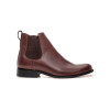 BOTA CHELSEA VINO SUELA DE CUERO ROJO NOBRE