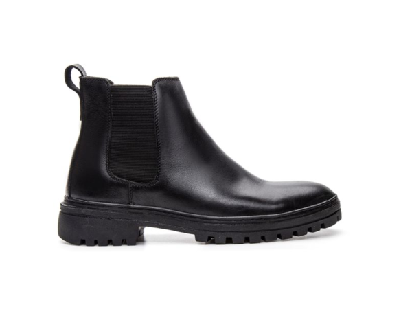 BOTA CHELSEA NEGRO FULL TRAIL CUERO NOBRE