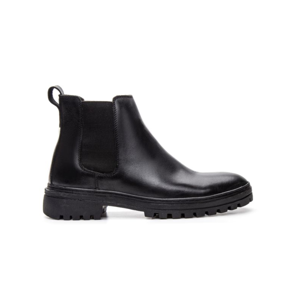 BOTA CHELSEA NEGRO FULL TRAIL CUERO NOBRE