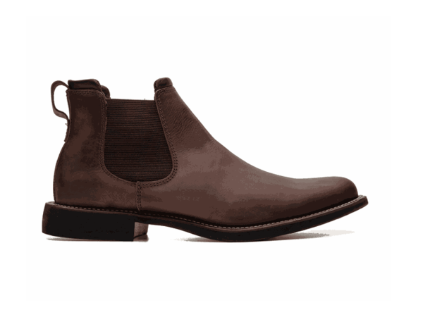 BOTA CHELSEA CAFÉ ALMOFADADA CUERO HIDROFUGADO