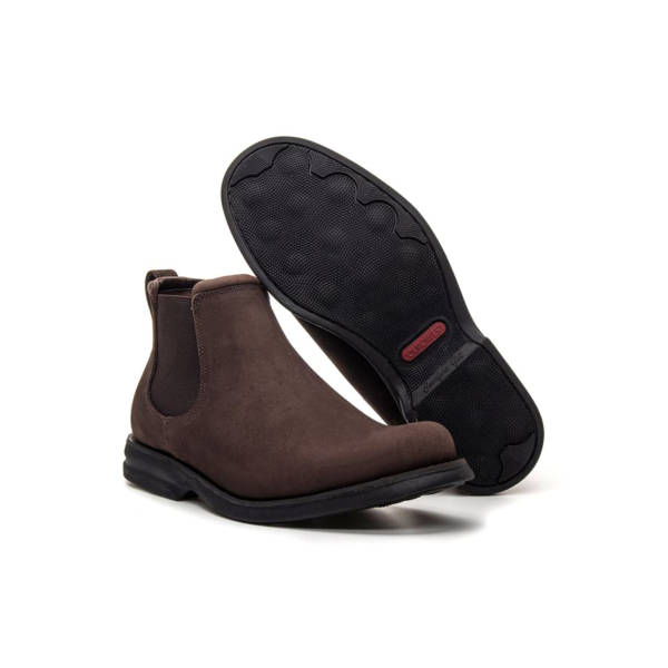 BOTA CHELSEA CAFÉ COMFORT CUERO NOBUCK