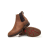 BOTA CARAMELO WORK JUMP PICO REDONDO CUERO HIDROFUGADO
