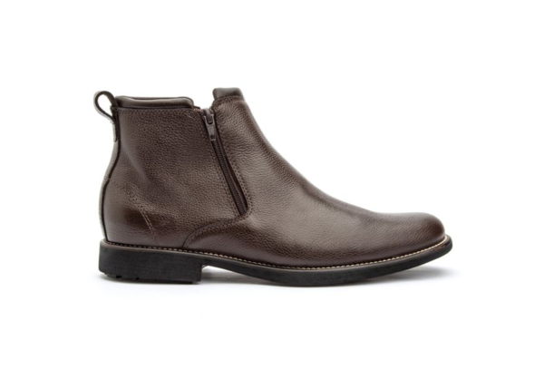 BOTA ZIPADA ANATÓMICA CAFÉ CUERO FLOATHER