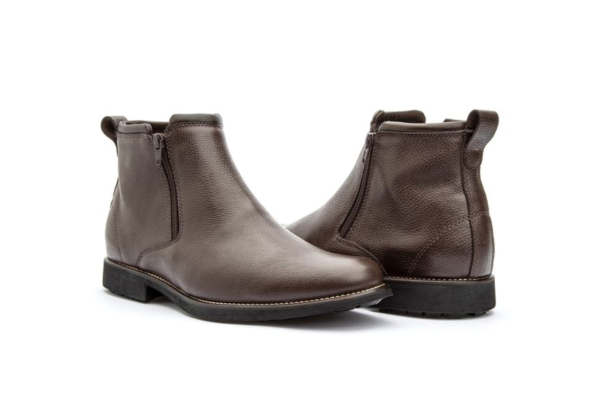 BOTA ZIPADA ANATÓMICA CAFÉ CUERO FLOATHER