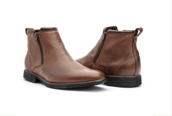 BOTA ZIPADA ANATÓMICA HAVANA CUERO FLOATHER