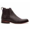 BOTA CHELSEA CAFÉ TRICÊ SUELA DE CUERO
